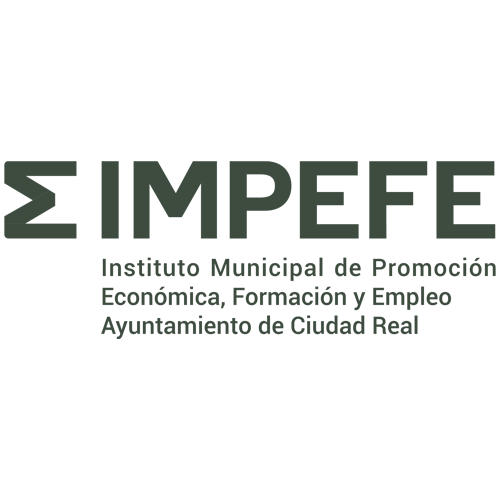 Logo de IMPEFE, Instituto Municipal de Promoción Económica, Formación y Empleo del ayuntamiento de Ciudad Real